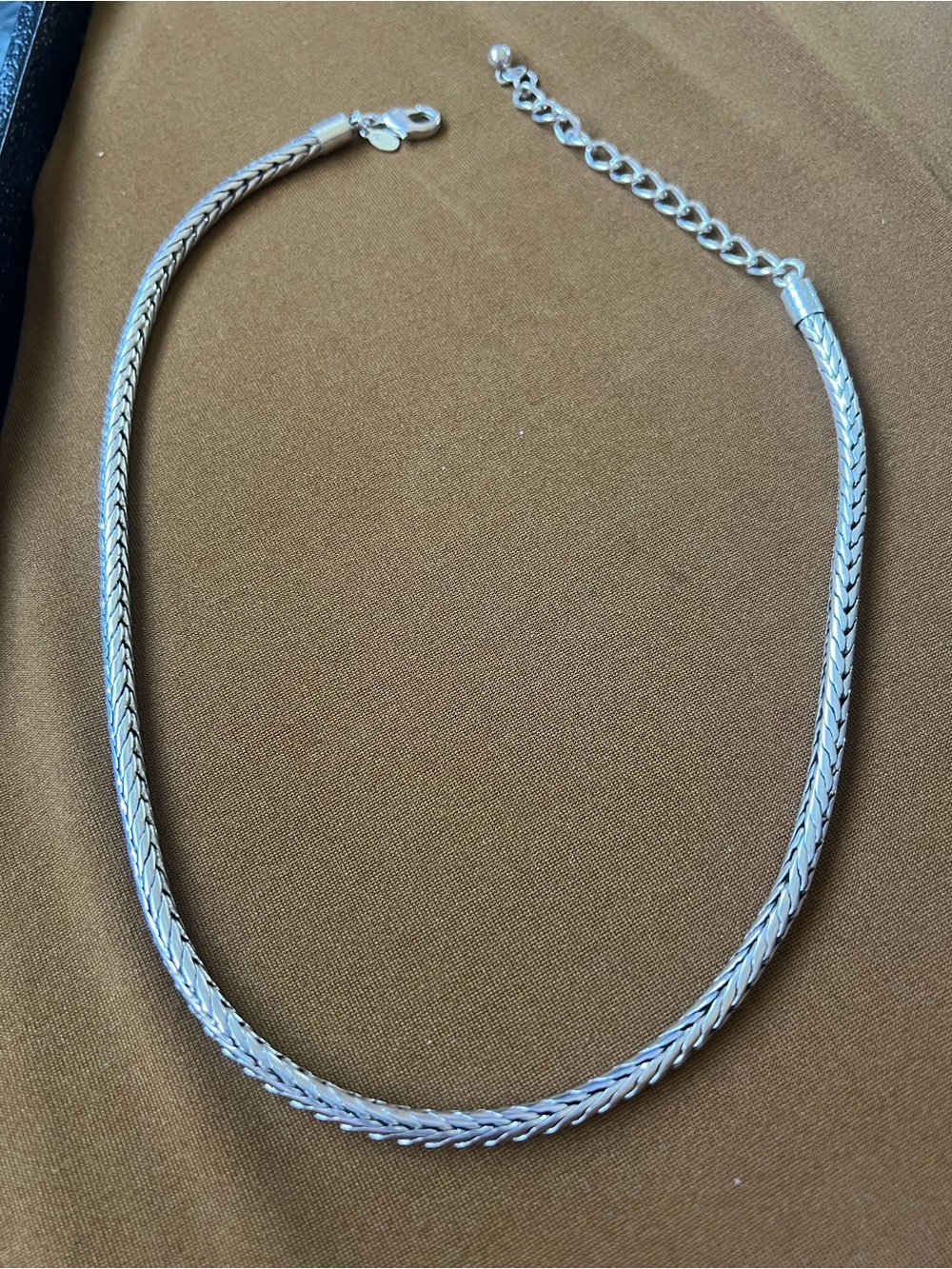 Silver Braided Chain Necklace - Silver from Premier Designs